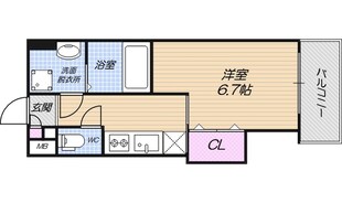 Luxe田辺の物件間取画像